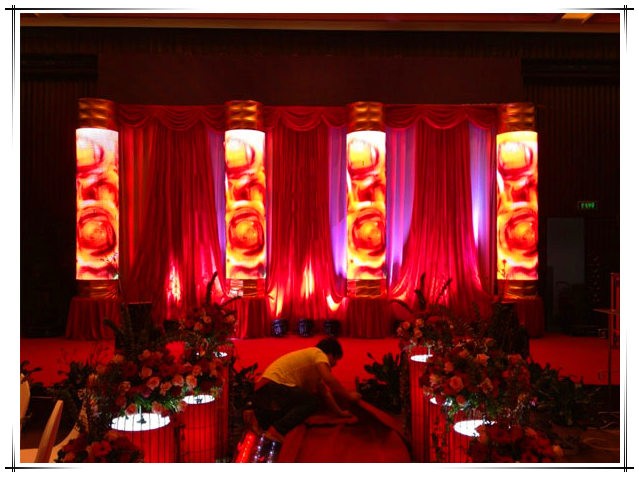 2016 New  soft led display modules design flexible good quality circular led display