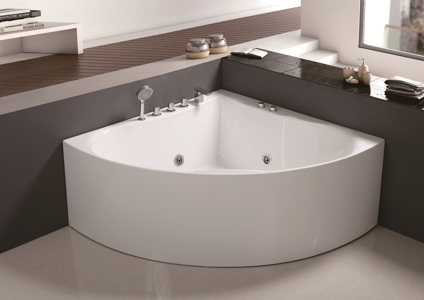 C-413 Smooth Acrylic  Modern Simple  Hot Sale Tub Whirlpool Bathroom Bathtub with Cheap Price.jpg