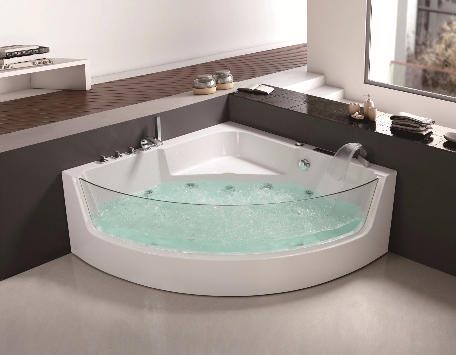 C-400 C-401  Luxury Round  Massage Acrylic  Glass Large Hot Tub Bathroom Bathtub with Cheap Price.jpg