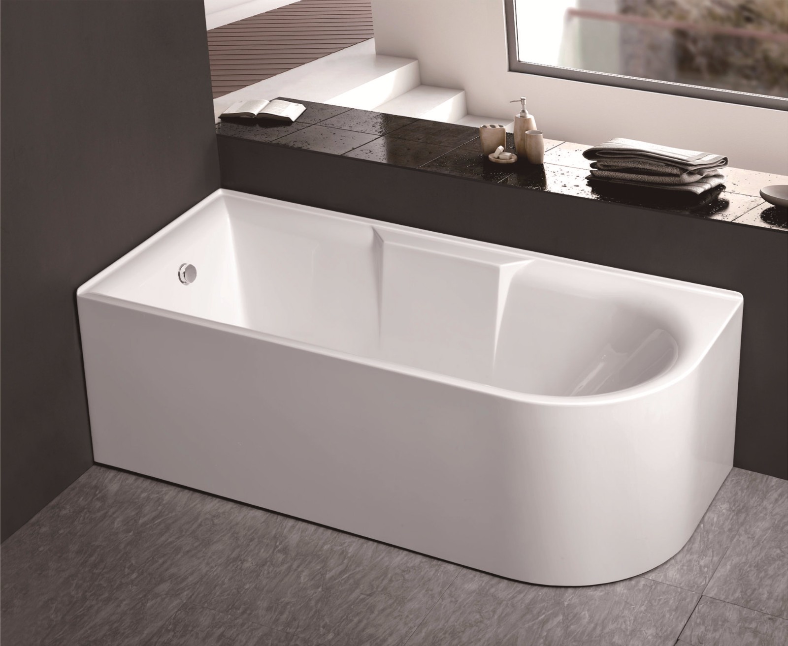 (5) MEC3115(R)-- Perfect R-Shape Acrylic Stand Alone Bathtub for Corner Installation.jpg