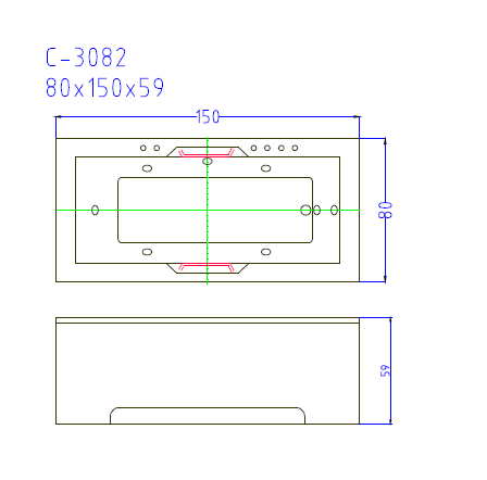 (4)MEC3082-A - 白いアクリル製長方形ドロップイン浸漬ホットタブ、ハンドルホルダー付き.png (4) MEC3082-A--White Acrylic Rectangle Drop-in Soaking Hot Tub with Handle holders.png
